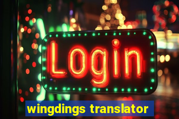 wingdings translator